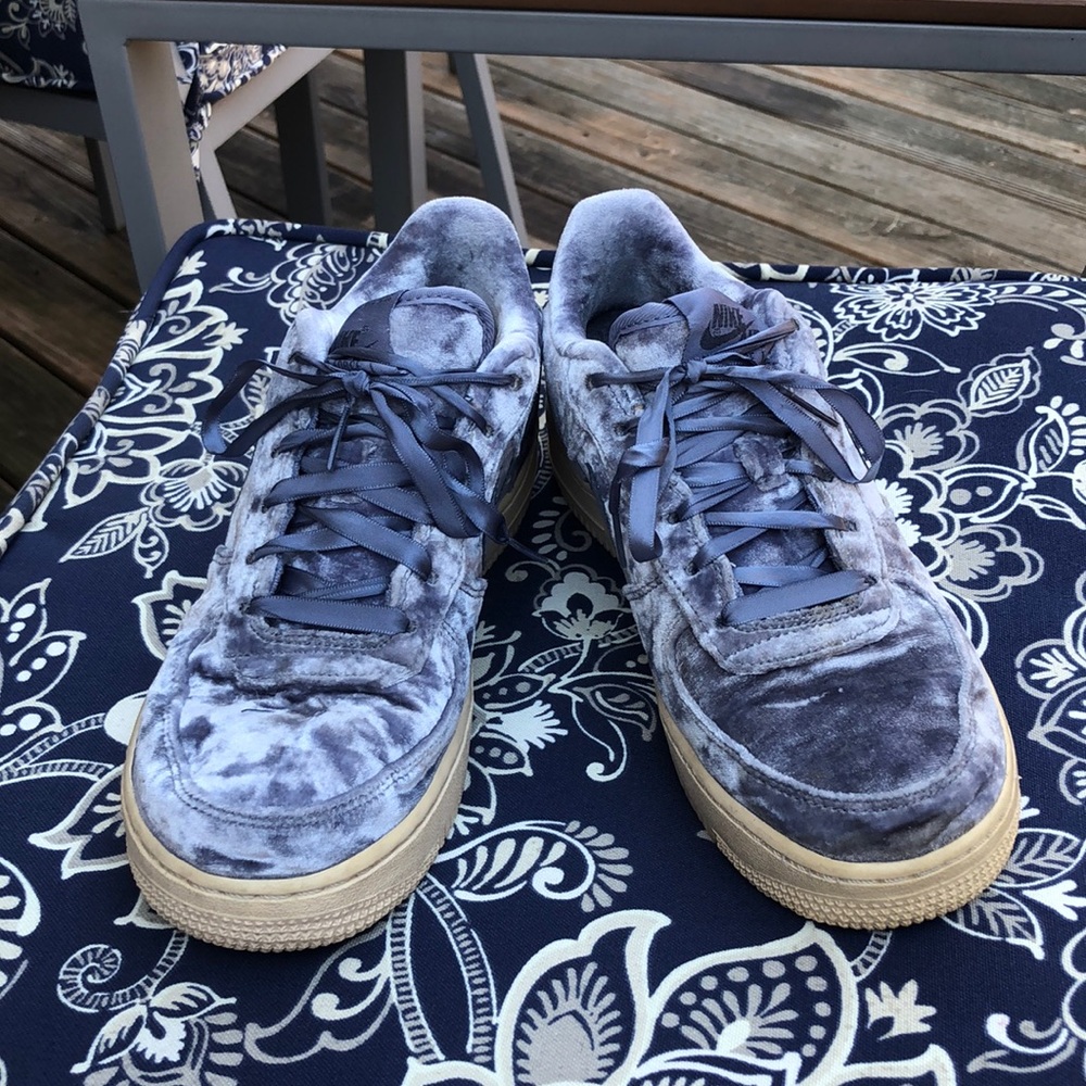 Nike Velvet Air Force 1’s
